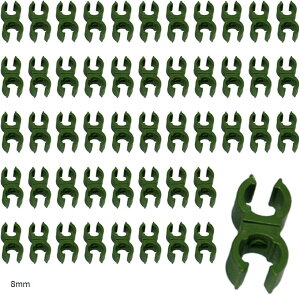 支柱クリップ 誘引クリップ ジョイント 園芸 菜園 クロスバンド 連結 固定 50個入