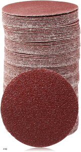 �T���h�y�[�p�[ �؍H�p�T���h�y�[�p�[ �T���f�B���O�y�[�p�[ #40 100�� 75mm �ی^ ���Ȃ� ���₷�� �T���f�B���O�f�B�X�N ���� (�Ԃ�, ��75mm)