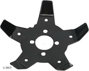 芝刈り 草刈り プレート ブレード カッター トリマー ヘッド ブラシ 交換 替え 刃 水草 除草 雑草 水田 畑 田んぼ 5枚刃 単品