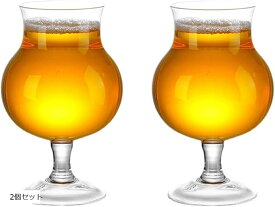 ドイツ式 ビール グラス チューリップ クラフト カップ 500ml お洒落 2個セット (2個セット)
