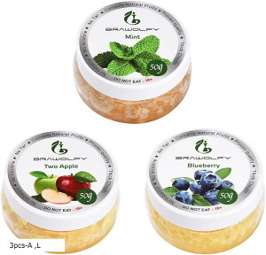 シーシャ フレーバーShisha Friut Set Hookah 水たばこニコチンフリー 50g(3pcs-A, 50g)