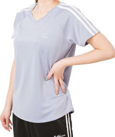 Tシャツ トップス 半袖 レディース Vネック スポーツウェア フィットネスウェア ドライウェア 吸汗速乾 UVカット 接触冷感 ストレッチ( パープルC, LL)