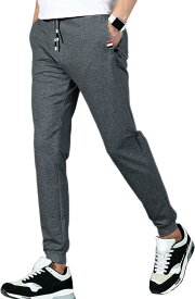 ジェイストア メンズ パンツ ランニング ズボン スポーツウェア ジャージ スウェットパンツ( ダークグレー, 2XL)