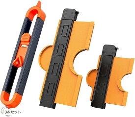 【楽天ランキング1位入賞】型取りゲージ ロック付き 型どりゲージ コンターゲージ 曲線定規 diy 工具 セット
