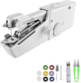 ハンディミシン 電動ミニミシン プロの手縫い機 ミニミシンソーイングセット ミニ電動ミシン ハンドミシン 手持ちミシン 片手で縫える コンパクトミシン裁縫 タイプB (タイプB)