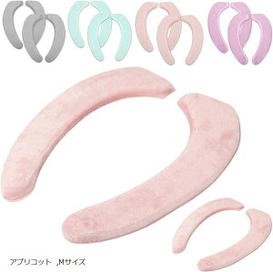 便座シート 厚手 暖かい ふかふか 洗える あったか 貼るタイプ 抗菌 厚み20mm 2組セット Mサイズ アプリコット (アプリコット, Mサイズ)