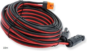 MC4 to XT60i �ϊ� �[�d �P�[�u�� 12AWG �\�[���[ ���z�� �p�l�� ���d�@ �ڑ� �R�l�N�^ 10m (�ԍ�, 10m)