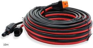 MC4 to XT60i �ϊ� �[�d �P�[�u�� 10AWG �\�[���[ ���z�� �p�l�� ���d�@ �ڑ� �R�l�N�^ (�ԍ�, 10m)