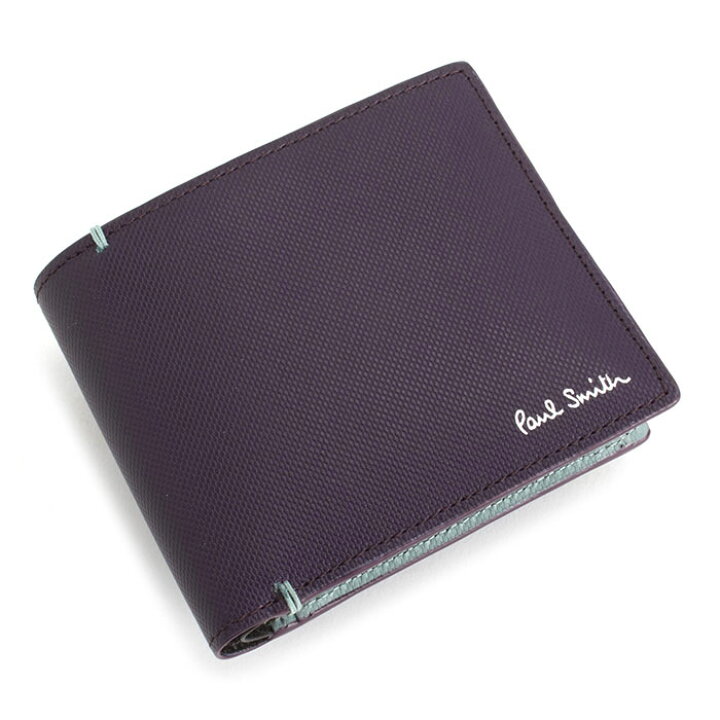 楽天市場】ポールスミス 財布 二つ折り財布 パープル Paul Smith 