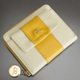 訳あり展示品箱なし シンシアローリー 財布 二つ折り財布 ラウンドファスナー 黄色(イエロー) CYNTHIA ROWLEY crp051-40 b レディース 婦人 【送料無料】