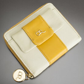 訳あり展示品箱なし シンシアローリー 財布 二つ折り財布 ラウンドファスナー 黄色(イエロー) CYNTHIA ROWLEY crp051-40 b レディース 婦人 【送料無料】