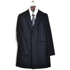 展示品 ムッシュニコル エクストラ コート 46サイズ 濃紺(ネイビー) シングルコート ex/tra monsieur NICOLE 15624905-67 メンズ 紳士
