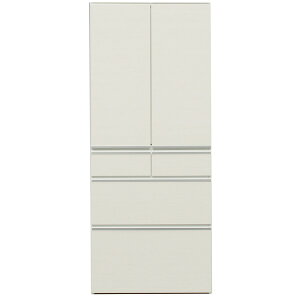 食器棚 ダイニングボード 幅75cm ホワイト 木目調 上台扉耐震ラッチ付き 板扉 日本製 国産 キッチン収納 キッチンボード カップボード 完成品 玄関渡し【代引不可】