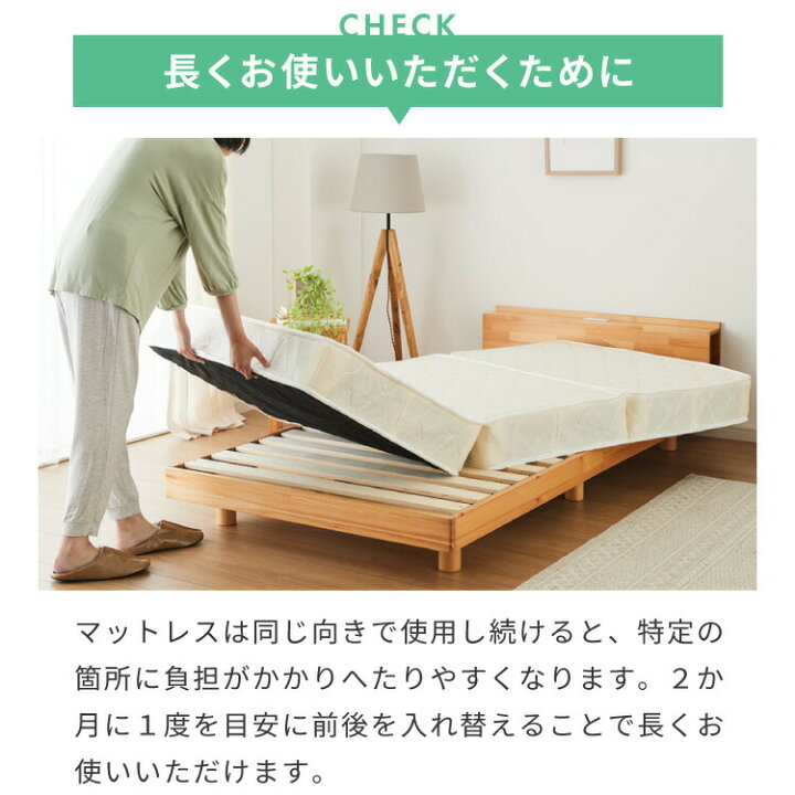 楽天市場】ボンネルコイル マットレス セミダブル マット 三つ折り 