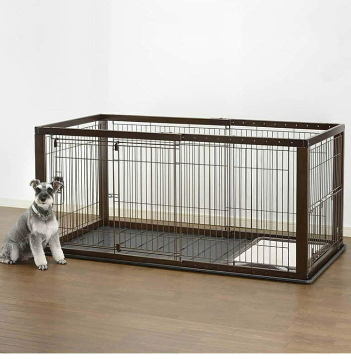楽天市場】リッチェル 犬用 サークル ケージ 伸縮できる 幅90~154cm 11 