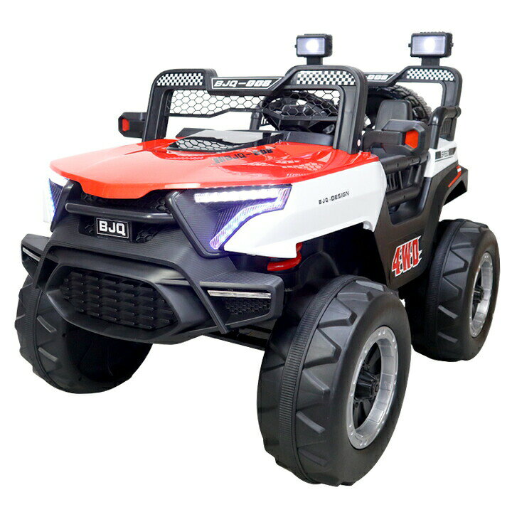 楽天市場】電動乗用カー モンスターバギー 4WD 2人乗り 四輪駆動 玩具 