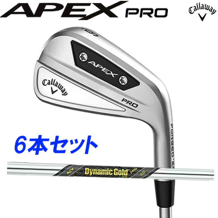 楽天市場】【数量限定！2024モデル】APEX PRO アイアン 右用6本セット 