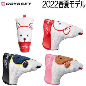オデッセイ ベア ブレード パターカバー SS 22 JMヘッドカバー パター用Odyssey 合成皮革/ポリエステルギフト プレゼント くま 動物 かわいい女性 レディース 日本正規品 キャロウェイゴルフ2022