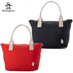 ボストントートバッグ MG5STT02Lマンシングウェア Munsingwear 約38×33×23(cm)ナイロン 合成皮革(PU加工)トートバッグ女性 レディース2025春夏 25SS あす楽【送料無料】【ゴルフ】