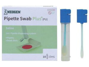 NeogenRペトリフィルム、拭き取り検査用ピペットスワブプラス(生理食塩水) (400本/箱)「品番PS10SC」