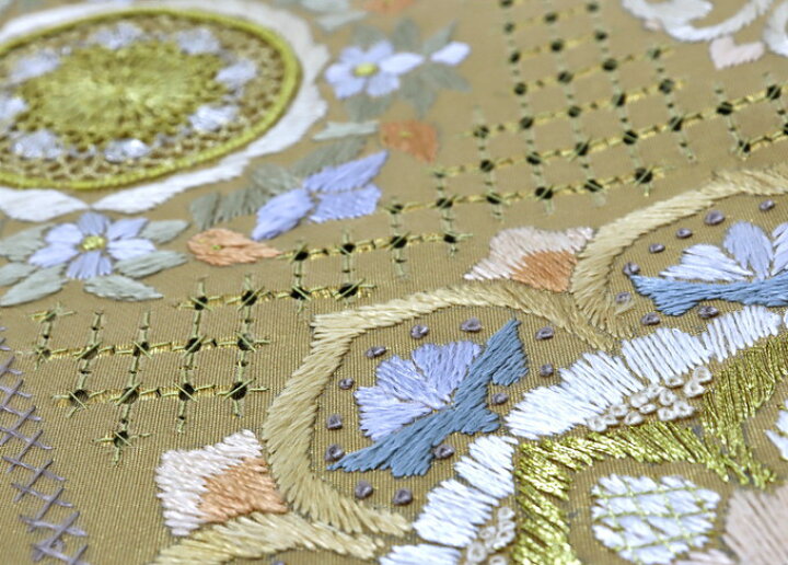 楽天市場】【蘇州・汕頭刺繍】未仕立て 袋帯◇六通【新品】マットな 