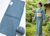 楽天市場】青 ブルー（種類（着物）小紋）（着物｜和服）：レディース 