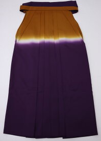 女性袴/ポリ【中古】はいからさん◇黄土色×紫色　◆シンプルで合わせやすい◎人気の色