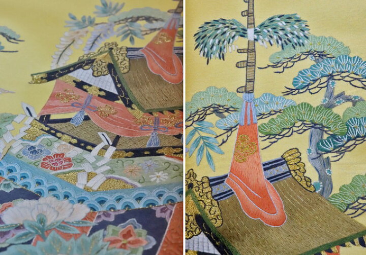 楽天市場】【豪華な蘇州刺繍入】未仕立て 袋帯【新古品・未使用品 