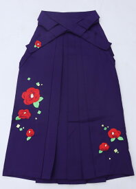 女性袴/ポリ【中古】はいからさん◇紫色地　刺繍◆人気の色 ◆紐下約89cm
