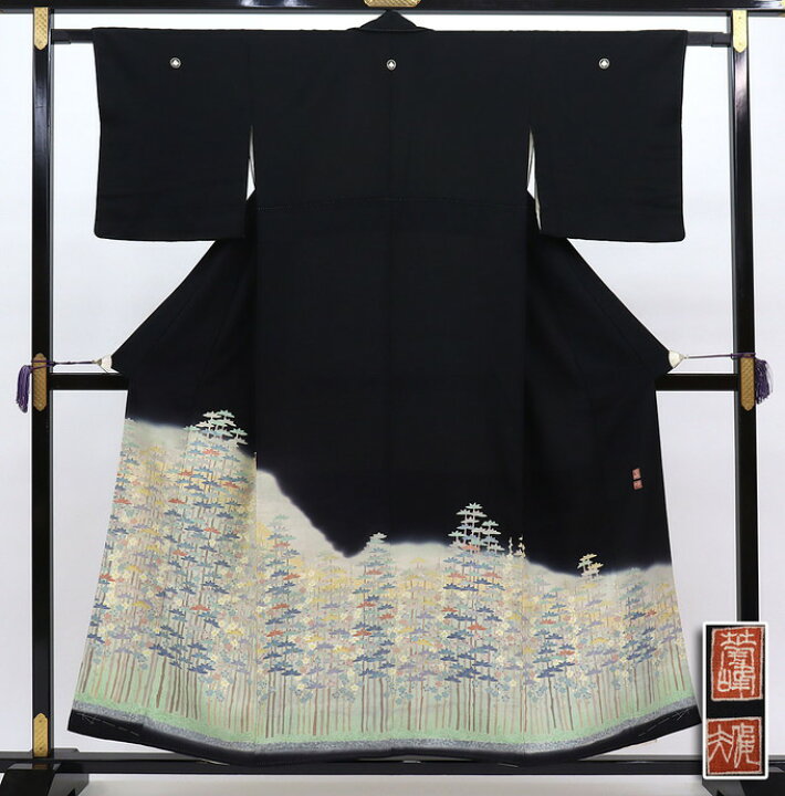 楽天市場】【加賀友禅作家 百貫華峰（俊夫）先生】留袖◇正絹◇未使用  