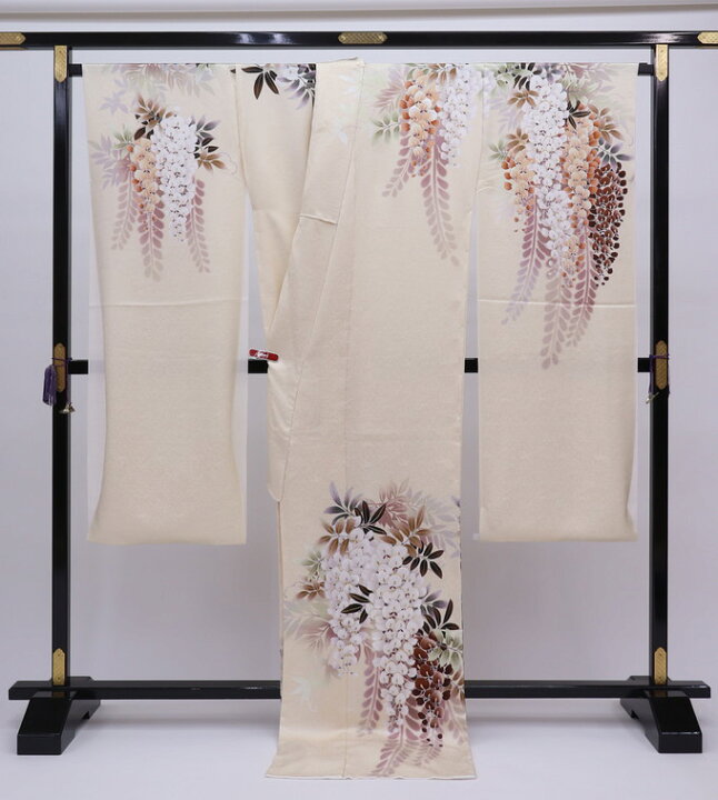 楽天市場】☆【下見OK】未仕立て 新品振袖◇正絹 仮絵羽◎薄クリーム