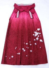 女性袴/ポリ【中古】はいからさん◇ピンク暈し系　桜柄　刺繍有◆紐下約96cm
