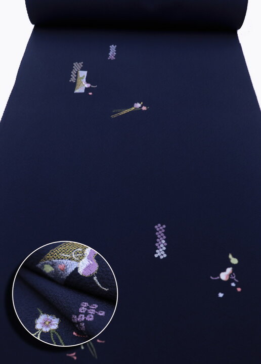 楽天市場】訳アリ特価【刺繍入】反物◇附下 正絹【丹後ちりめん 