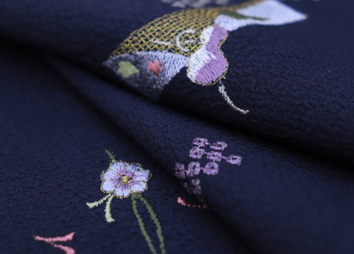 楽天市場】訳アリ特価【刺繍入】反物◇附下 正絹【丹後ちりめん 