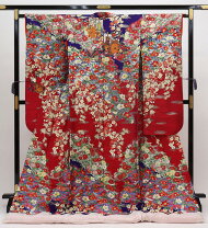 楽天市場】打掛 赤 中古（着物｜和服）：レディースファッションの通販