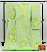 楽天市場】色打掛 中古（カラーグリーン）（和服｜レディース 