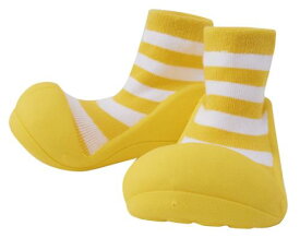 【送料無料！ポイント5倍！】 Babyfeet Casual Yellow 12.5cm 【ベビーフィート カジュアル イエロー 黄色 トレーニングルームシューズ 赤ちゃん用 靴 くつ ヒロ・コーポレーション】 【RCP】