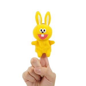 たぬきゅんフレンズ ラビやん フィンガーパペット 指人形ぬいぐるみ