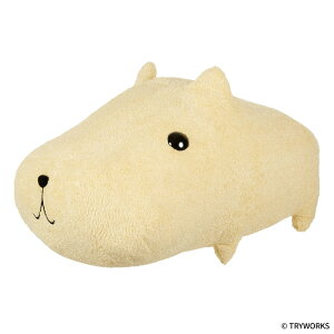 カピバラさん ぬいぐるみ もふっと等身大 ホワイトさん