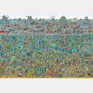 ジグソーパズル 1000マイクロピース ウォーリーをさがせ Where's Wally? 深海のダイバー M81-731