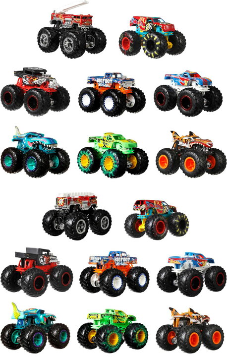 楽天市場】ホットウィール モンスタートラック 8パック (ミニカー 8台 