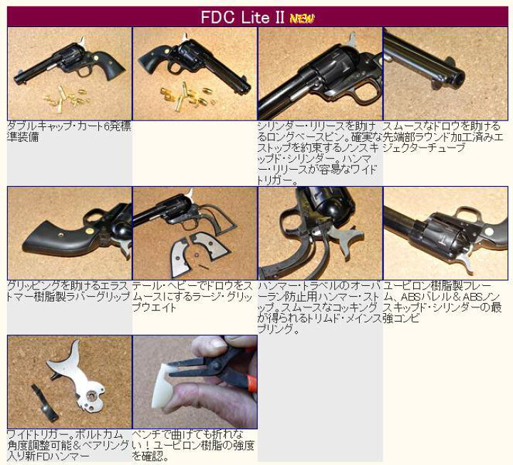 楽天市場】【送料無料!】 ハートフォード 発火モデルガン FDC Lite II 