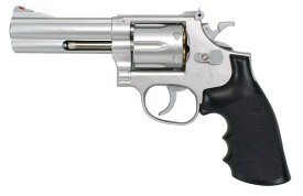 【全品ポイント増量!】 クラウンモデル No.13605 S&W M686 .357マグナム 4インチ シルバー 【10才以上用 ホップアップエアリボルバー エアガン トイガン】