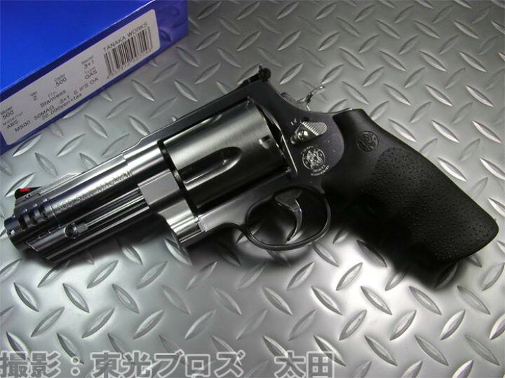 楽天市場】【送料無料!】 タナカワークス ガスガン S&W M500 3+1インチ 
