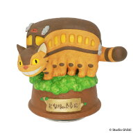 【送料無料!】 となりのトトロ 磁器オルゴール ネコバス 木の上