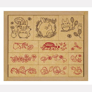 【送料無料!】 草花はんこ となりのトトロ 秋冬 SOH-008