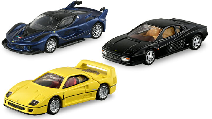 楽天市場】【送料無料!】 トミカプレミアム FERRARI 3 MODELS 