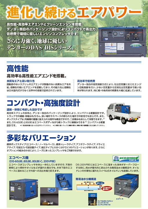 楽天市場】【11月15日は店内全商品ポイント5倍!】コンプレッサー ディーゼルエンジンコンプレッサー デンヨー Denyo 低騒音型ディーゼルコンプレッサー DAS-100LB 発電機・エンジン溶接機 コンプレッサー メーカー1年保証付 : 溶接用品の専門店 楽天市場店 楽天市場】【11月15日は店内全商品ポイント5倍!】コンプレッサー ディーゼルエンジンコンプレッサー デンヨー Denyo 低騒音型ディーゼルコンプレッサー DAS-100LB 発電機・エンジン溶接機 コンプレッサー メーカー1年保証付 : 溶接用品の専門店 楽天市場店