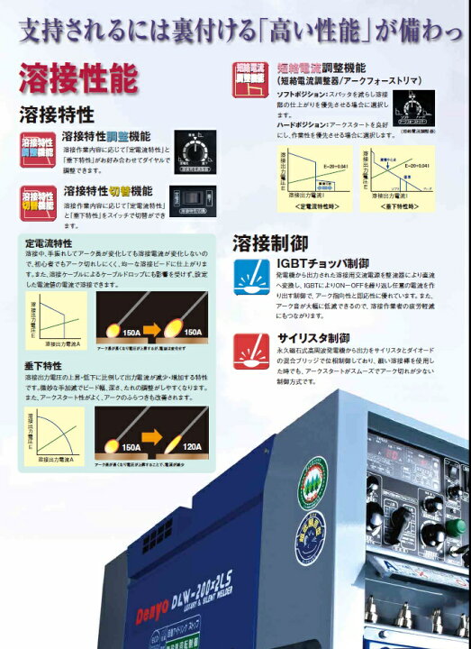 楽天市場】デンヨー DAW-180SS 超低騒音 ディーゼルエンジン溶接機 