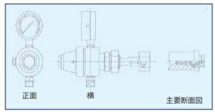 楽天市場】カミマル 小型ガス溶接セット KSパンダ用アセチレン調整器 
